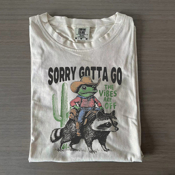 Frog Cowboy and Raccoon T-shirt