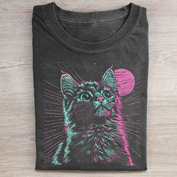 Psychedelic Cat T-shirt