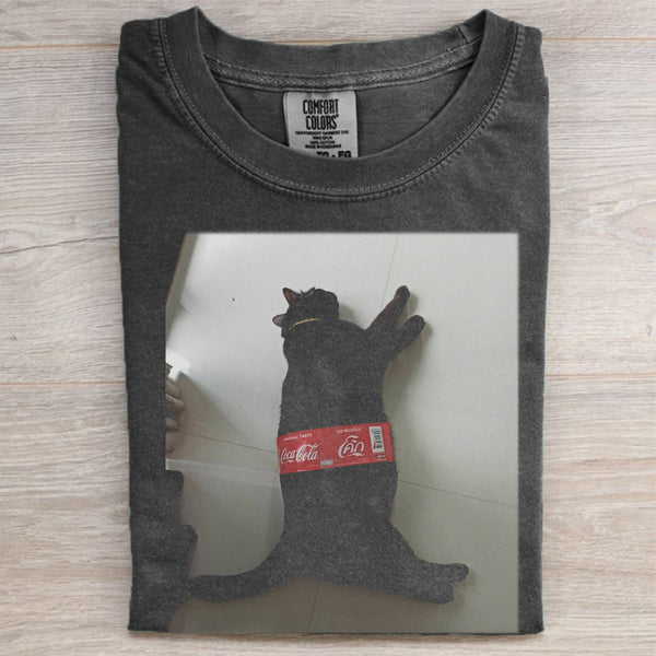 Funny Cat Cola T-shirt
