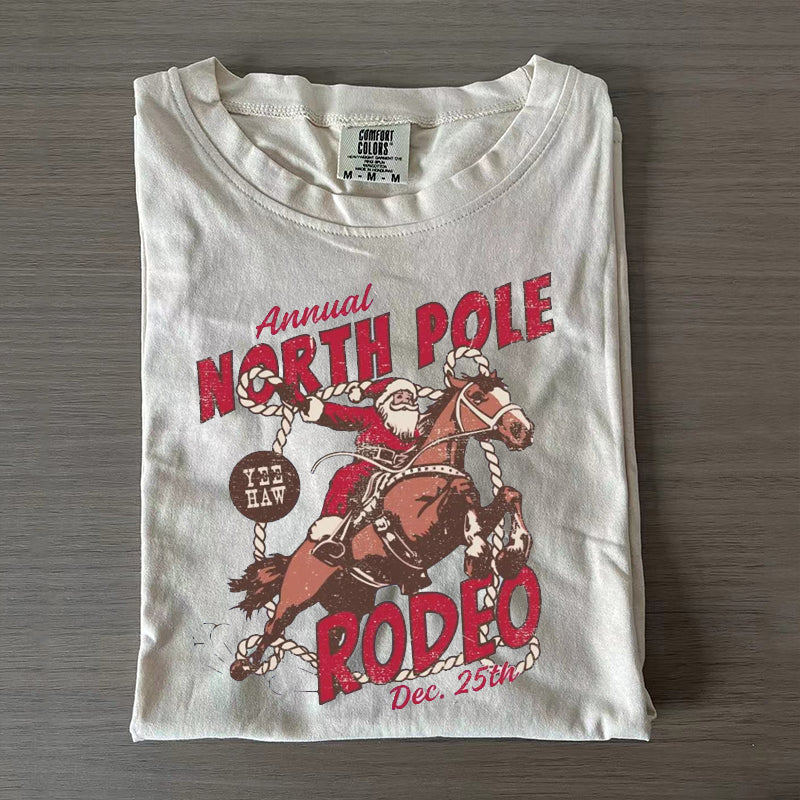 North Pole Rodeo T-Shirt – Funyyt