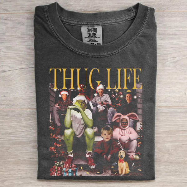 Thug Life Christmas T-shirt