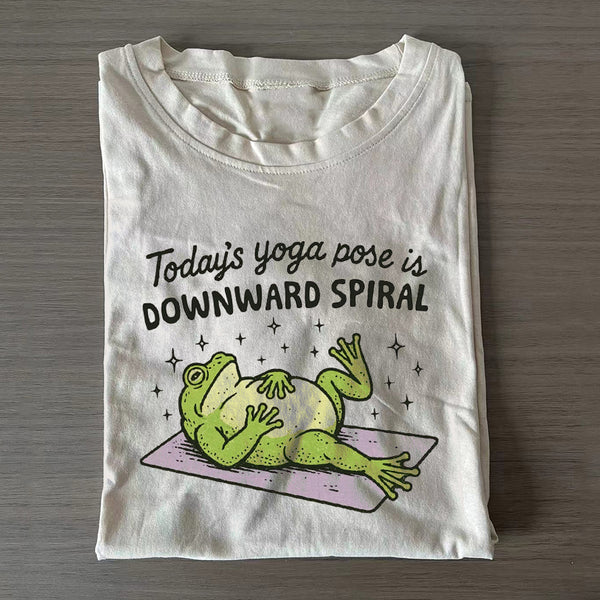 Downward Spiral Frog T-shirt