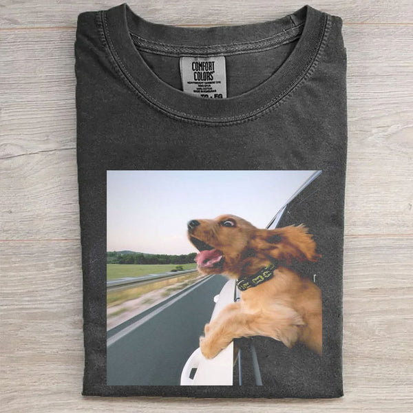 Cuteness Dog Graphic T-shirt