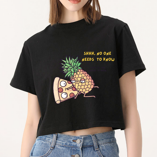 Pineapple Pizza Funny Top