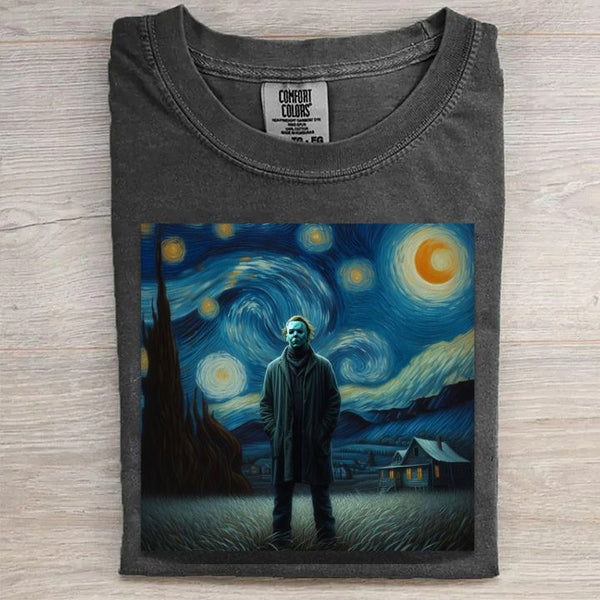 Under A Starry Night Funny T-shirt