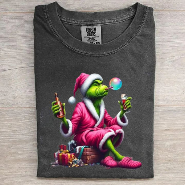 Retro Funny Christmas Graphic T-shirt