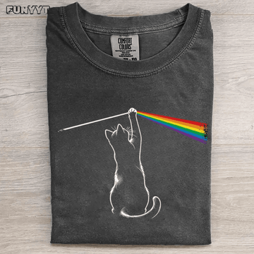 Cat Prism Rainbow Light T-shirt