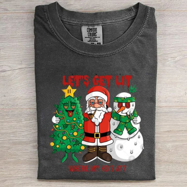 Retro Funny Christmas Graphic T-shirt