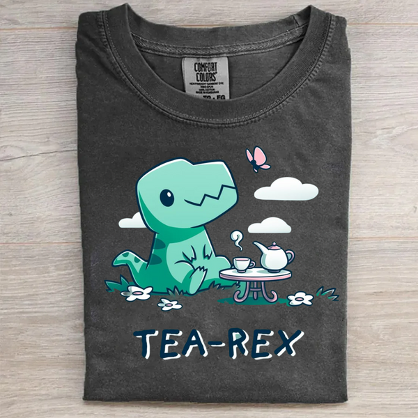 Tea Rex Funny T-shirt