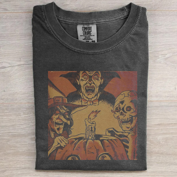 Vintage Horror Graphic T-shirt