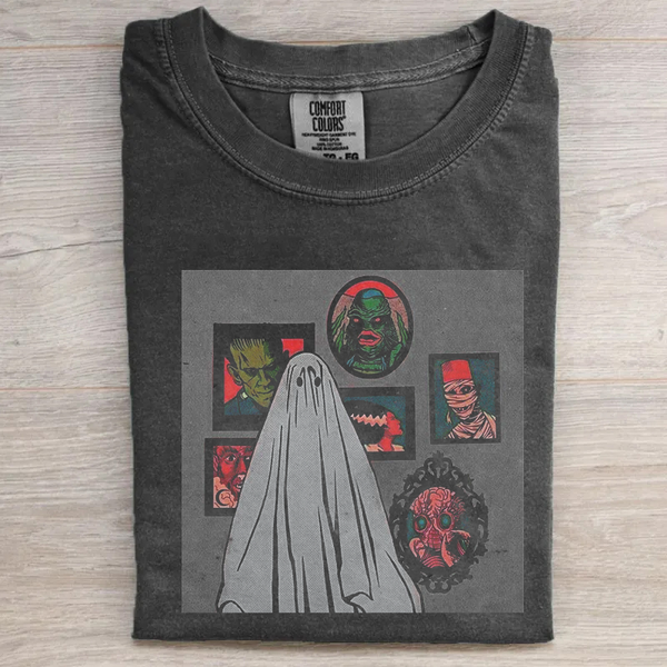 Vintage Horror Graphic T-shirt