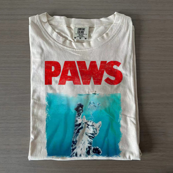 Paws Kitten Jaws Cute Cat Fun T-Shirt