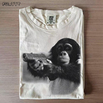 Vintage Funny Chimpanzees T-shirt