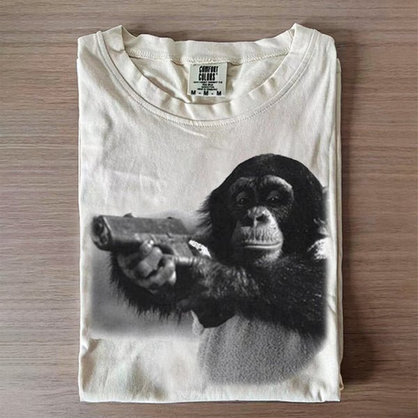 Vintage Funny Chimpanzees T-shirt