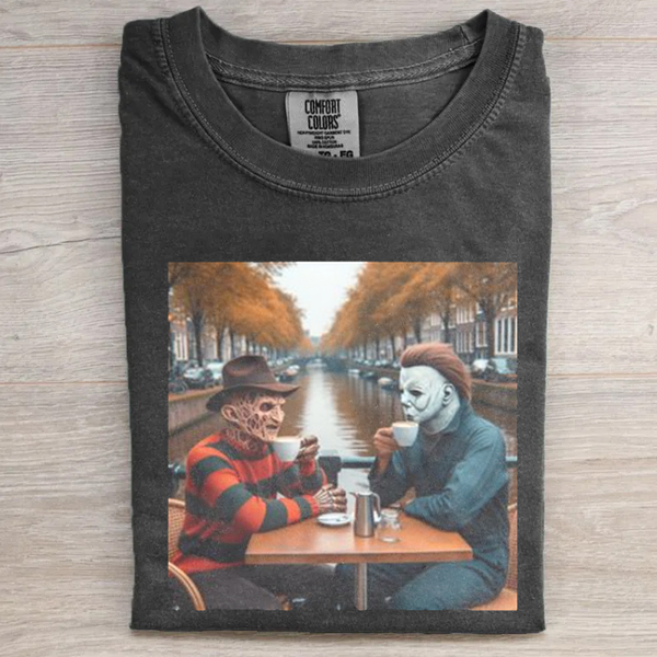 Vintage Horror Graphic T-shirt