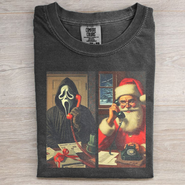 Funny Ghost Santa T-shirt