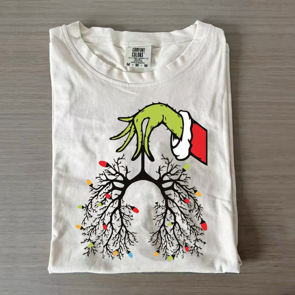 Christmas Respiratory Doctor Gift T-shirt