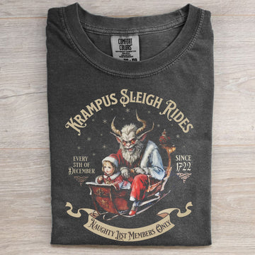 Krampus Sleigh Rides T-shirt