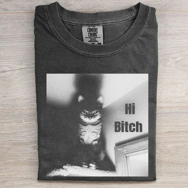 Hi Bitch Funny T-shirt