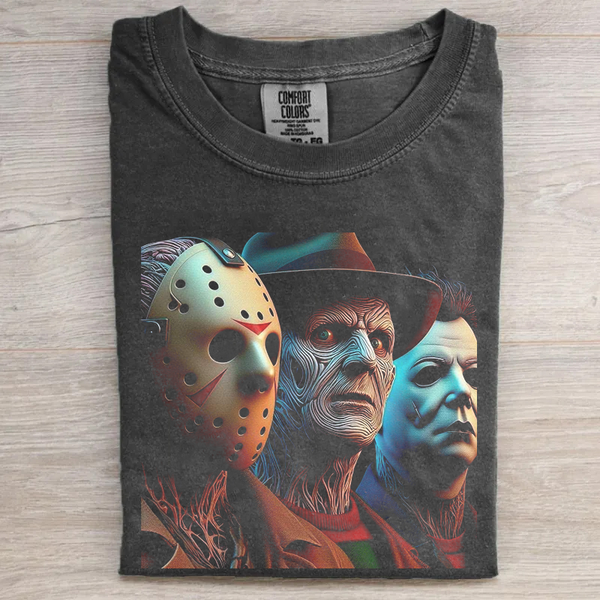 Vintage Horror Characters T-Shirt