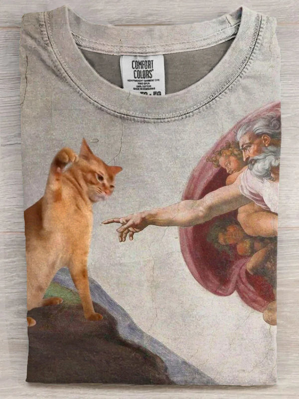 Cat Art Funny T-shirt