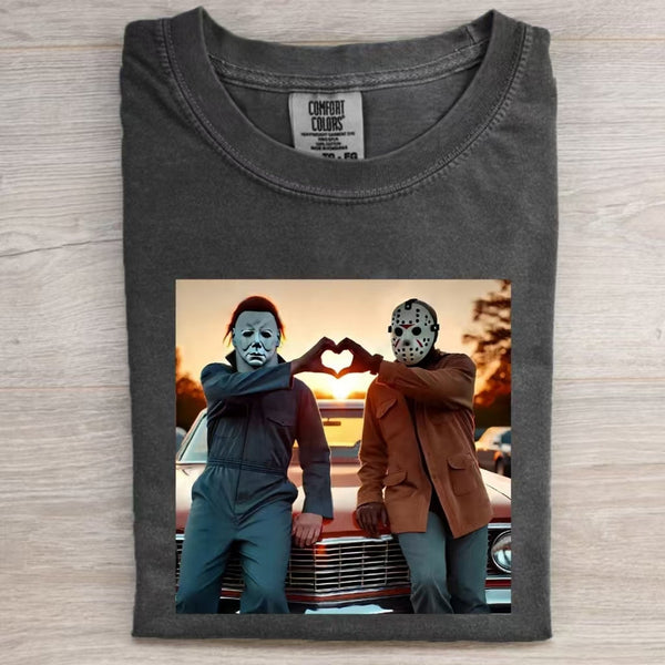 Vintage Horror Graphic T-shirt