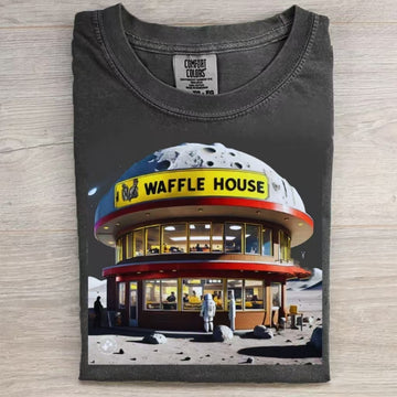 Waffle House on the moon T-Shirt