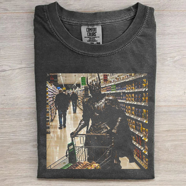 Sauron Pushing Shopping Cart T-Shirt