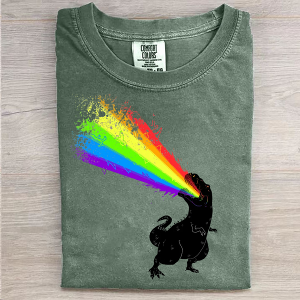 Technicolour Rex Funny T-shirt