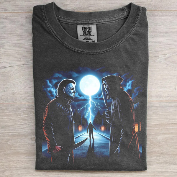 Vintage Horror Characters T-Shirt