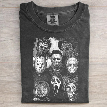 Vintage Horror Characters T-Shirt