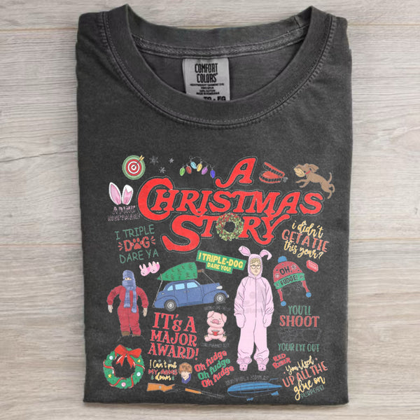 Retro Christmas Movie T-shirt