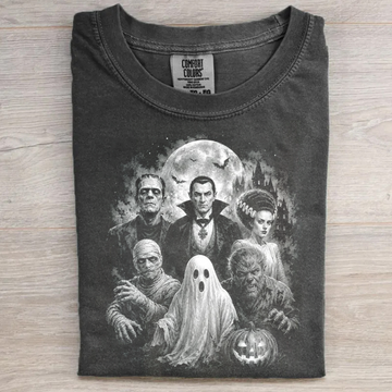 Vintage Horror Movie Graphic T-shirt