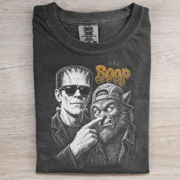 Boop Retro Halloween Monster Selfie T-shirt