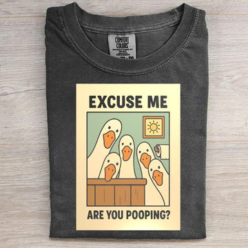 Excuse Me Are You Pooping Ducks T-shirt