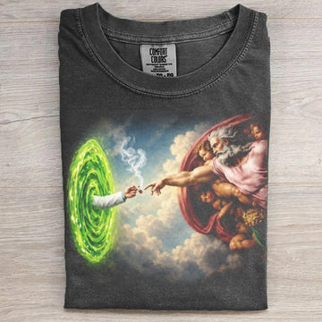 Creation Of Adam Humor Graphic Tee