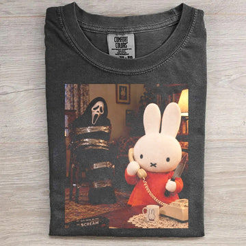 Bunny Telephone hostage Killer Funny Tee