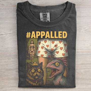 Crazy Cat and Dinosaur Vintage Tee