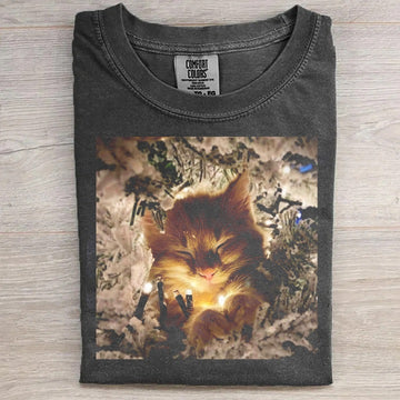 Vintage Distressed Kitten T-Shirt
