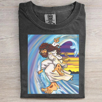 Jesus Surfed Funny T-Shirt