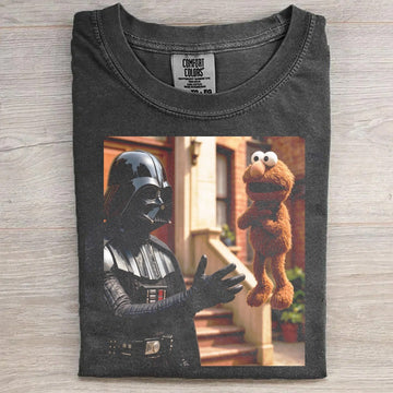 Humorous Sci-Fi Encounter Parody Graphic T-Shirt