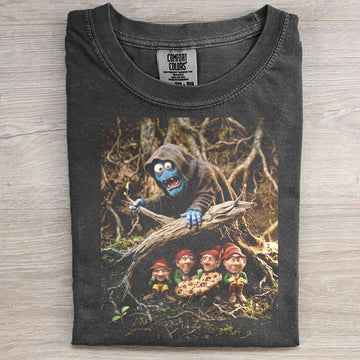 Cookie Monster Forest Gnomes Funny Shirt