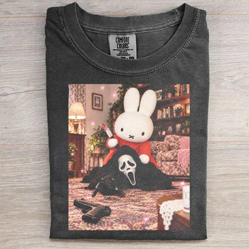 Cute Bunny Horror Graphic Tee