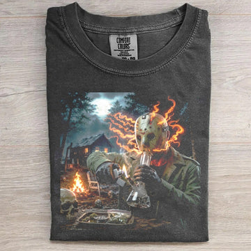 Smoking Halloween Funny Tee