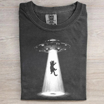 UFO Abduction Cat Shirt