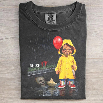 Oh Shit Horror Doll T Shirt