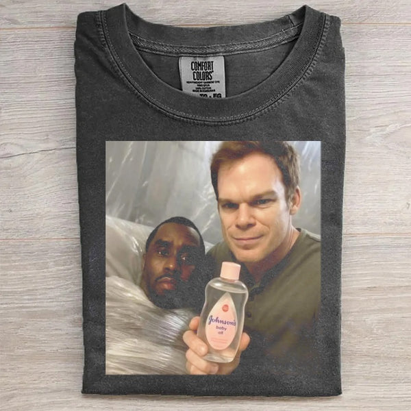 Baby Oil DEXTER Funny Tee