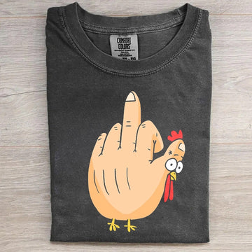 Thanksgiving Middle Finger Funny T-Shirt