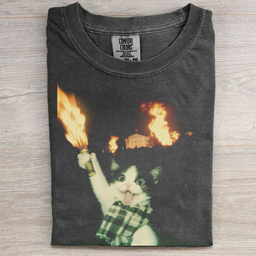 Rebellious cat Tee