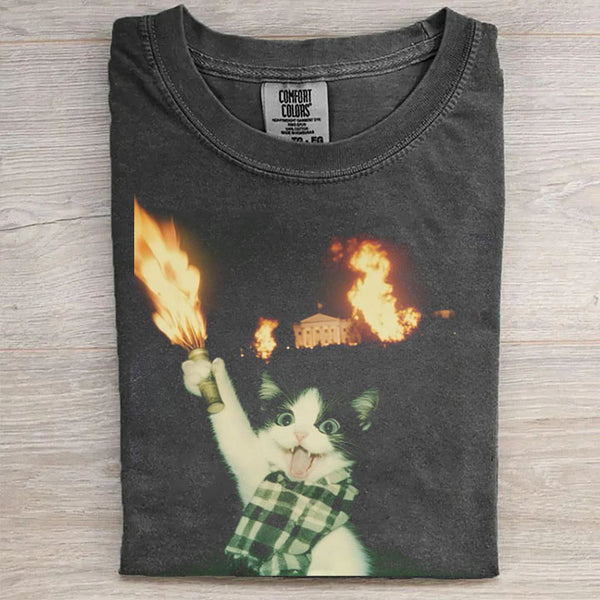 Rebellious cat Tee